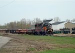 SOO 4512 leading the ballast train